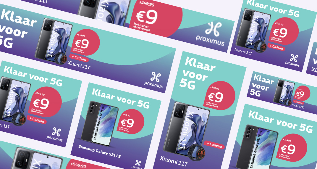 Proximus banners showcase